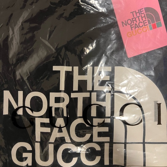 GUCCI X NORTH FACE BLACK TSHIRT SIZE XS - Picture 6 of 9